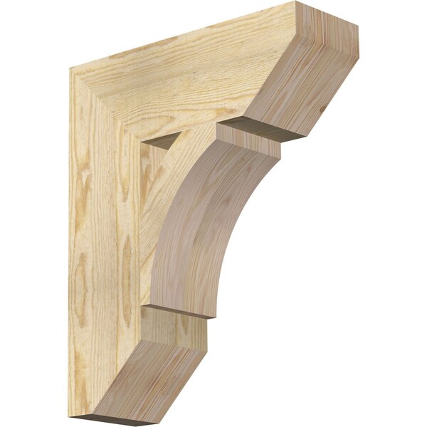Ekena Millwork Thorton Slat Rough Sawn Bracket, Douglas Fir, 6"W x 18"D x 22"H BKT06X18X22THR06RDF - main